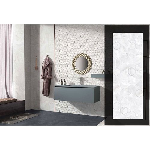 Indian Milano Ceramic Wall Tile (48) Onyx Ice Crystals Decor 30X90Cm (4 Nos/Ctn,1.08Sqm)