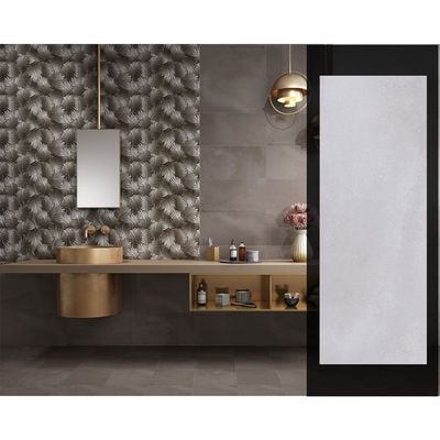 Indian Milano Ceramic Wall Tile (48) Brilliant Bianco Glossy 30X60Cm (5 Nos/Ctn,0.90Sqm)