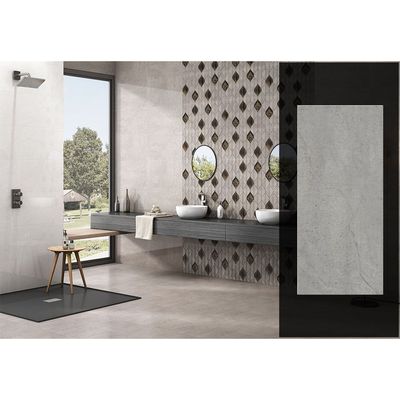 Indian Milano Ceramic Wall Tile (48) Paros Ash Glossy 30X60Cm (5 Nos/Ctn,0.90Sqm)