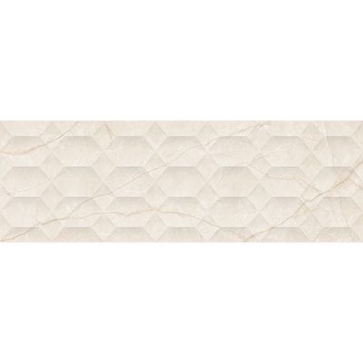 Indian Milano Ceramic Wall Tile (48) Debney Crema Decor Matt 30X90Cm (4 Nos/Ctn,1.08Sqm)