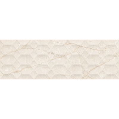 Indian Milano Ceramic Wall Tile (48) Debney Crema Decor Matt 30X90Cm (4 Nos/Ctn,1.08Sqm)