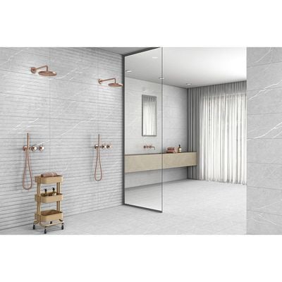 Indian Milano Ceramic Wall Tile (48) Vangelis Smoke Matt 30X90Cm (4 Nos/Ctn,1.08Sqm)