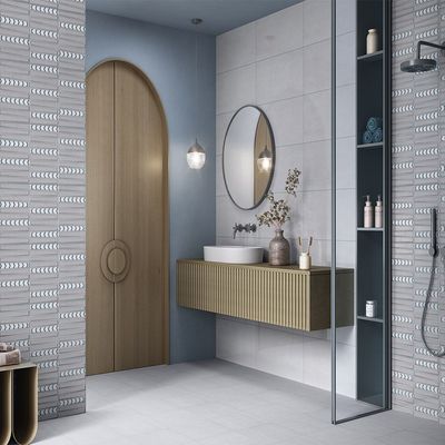 Indian Ceramic Wall Tile (48) Seashell Carbon Glossy 30X60(5Pcs,0.90 Sqm/Ctn)