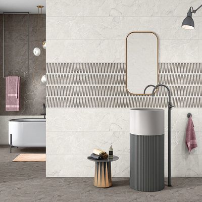 Indian Milano Ceramic Floor Tile (48) Cleft Grey Plain Matt 30X30Cm (9 Nos/Ctn,0.81Sqm)