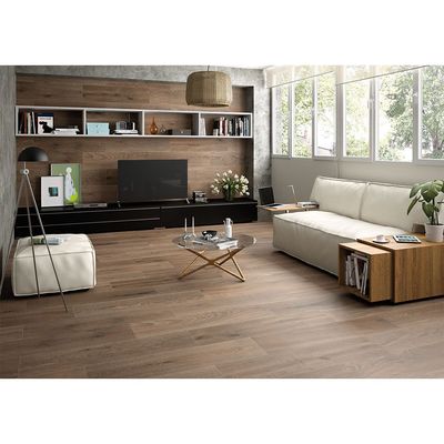 Spain Stn Wooden Floor Tile Articwood Mocha Rustic Matt 15X90Cm (9 Nos/Ctn,1.215Sqm)