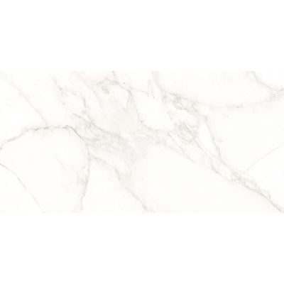 Spain Argenta Floor Tiles Arg Crystal White Glossy 60X120Cm (2 Nos/Ctn,1.44Sqm)