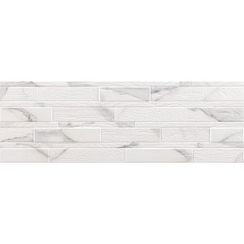 Spain Argenta Wall Tile Arg Godina Mosaic White 30X90Cm (4 Nos/Ctn,1.08Sqm) 