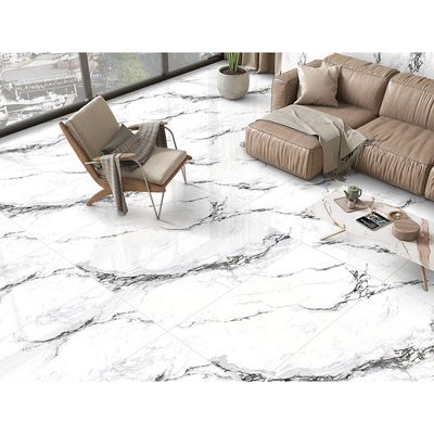 Indian Milano Porcelain Islab (56) Monet White Glossy 80X160Cm (2 Nos/Ctn,2.56Sqm)