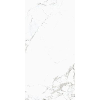 Indian Milano Porcelain Floor Tile (58) Marshy White Glossy 60X120Cm (2 Nos/Ctn,1.44Sqm) B2C