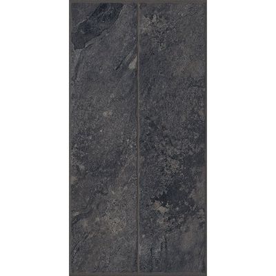 Indian Milano Porcelain Floor Tile (58) Corner Stone Nero Rustic 60X120Cm (2 Nos/Ctn,1.44Sqm)