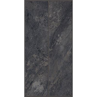 Indian Milano Porcelain Floor Tile (58) Corner Stone Nero Rustic 60X120Cm (2 Nos/Ctn,1.44Sqm)