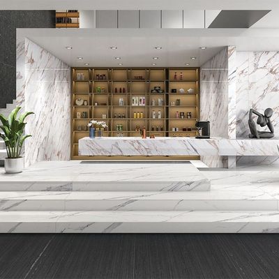 Indian Milano Porcelain Floor (58) Marvel Statuario Matt 60X120Cm (2 Nos/Ctn,1.44Sqm)