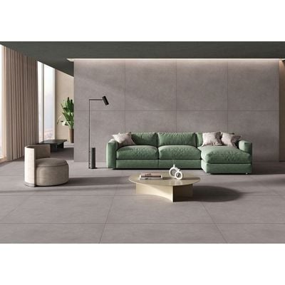 Milano Porcelain Indian Slab Urbancrete Grey Matt 120X120 ( 2 Pcs, 2.88 Sqm/Ctn)