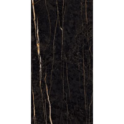 B2C Indian Milano Porcelain Islab (58) Colonial Black High Glossy Mirror 120X240Cm (1 Nos/Ctn,2.880Sqm)