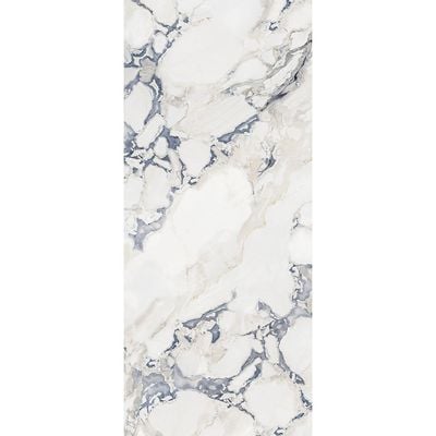 Indian Milano Porcelain Islab (60) Arbetto Snow High Glossy 120X278Cm 6Mm (1 Nos/Ctn,3.336Sqm)