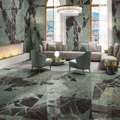 Indian Milano Porcelain Islab (60) Opera Garder High Glossy 120X278Cm 6Mm (1 Nos/Ctn,3.336Sqm)