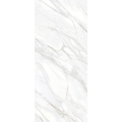 Indian Milano Porcelain Islab (60) Royale White High Glossy 120X278Cm 6Mm (1 Nos/Ctn,3.336Sqm)