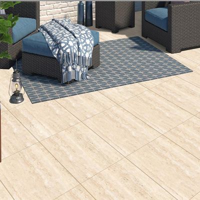 Indian Milano Outdoor Floor Tile (62) Travertine Beige 60X120X2Cm (1 Nos/Ctn,0.72Sqm)