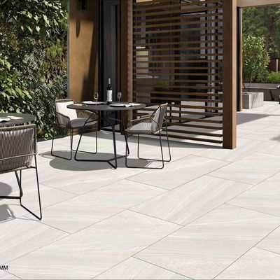 Indian Milano Outdoor Floor Tile (62) Crossover White 60X120X2Cm (1 Nos/Ctn,0.72Sqm)