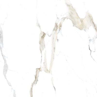 Indian Milano Porcelain Floor Tile (73) Calacatta Gold Glossy 60X60Cm (4 Nos/Ctn,1.44Sqm)