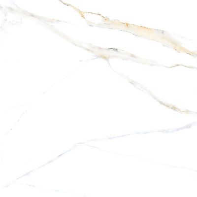 Indian Milano Porcelain Floor Tile (73) Calacatta Gold Glossy 60X60Cm (4 Nos/Ctn,1.44Sqm)-Ll