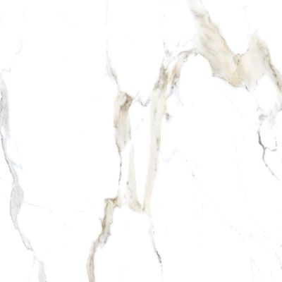 Indian Milano Porcelain Floor Tile (73) Calacatta Gold Glossy 60X60Cm (4 Nos/Ctn,1.44Sqm)-Ll