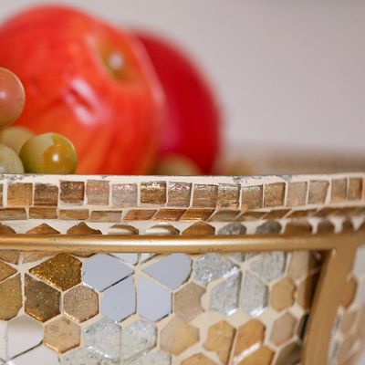 Mosaic Bowl Gold