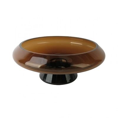 Percy Glass Bowl Brown 26x26x10CM 