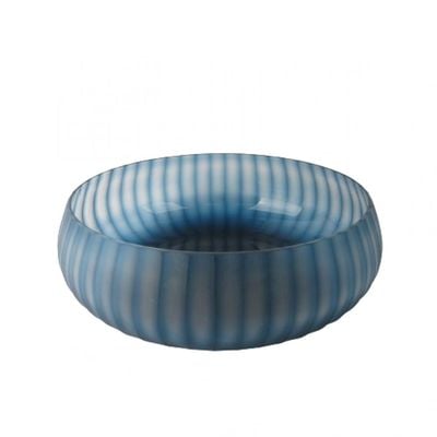 Percy Glass Bowl Blue 30.5x30.5x9.5CM 