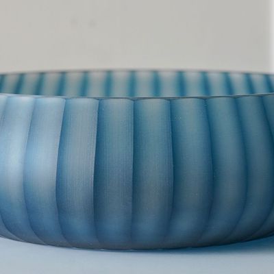 Percy Glass Bowl Blue 30.5x30.5x9.5CM 