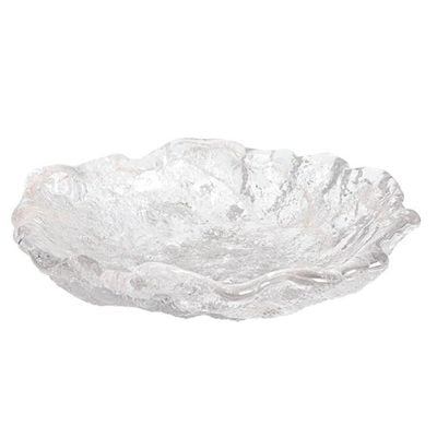 Percy Glass Tray White 26.5x25.5x6.5Cm 