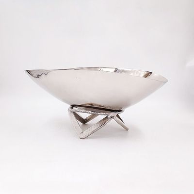 وعاء بيضاوي من تراث ريجال 35×23×15 سم نيكل
