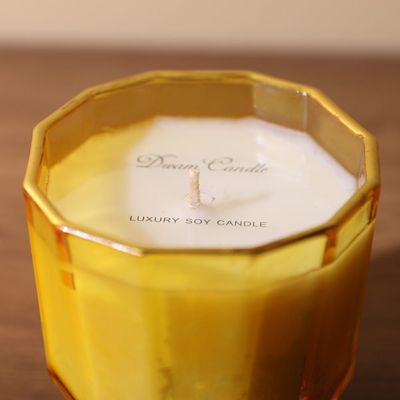 Luminara Shaped Jar Candle Luxury Amber 220GM 8.8X9CM