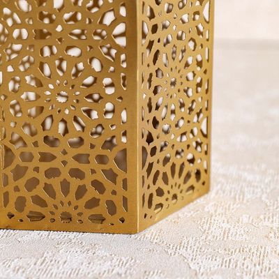 Aliena Votive Holder Gold H:14CM