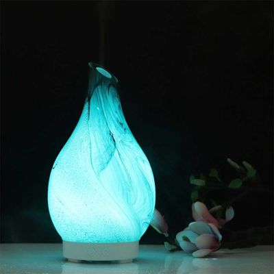 Glass Aroma Diffuser With Multiple Color Light-100Ml