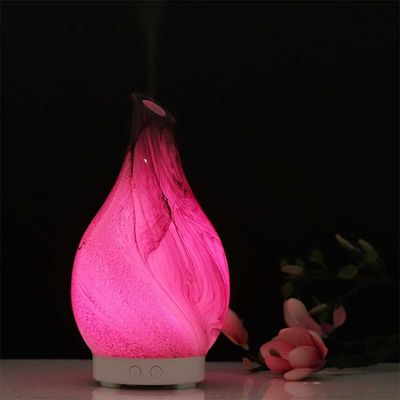 Glass Aroma Diffuser With Multiple Color Light-100Ml