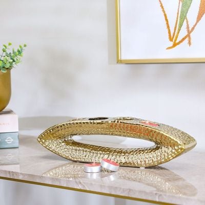 Liana Candle Holder Gold 36X7X9.5Cm