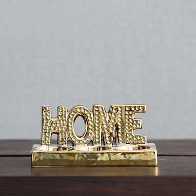 Liana T Light Holder Home 17x7x7.5Cm Gold