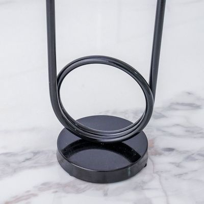 Celesta Metal Candle Holder Black 15.5X12X37.5Cm 