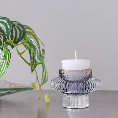 Treo Ribbed Candle Holder 7.8x6Cm
