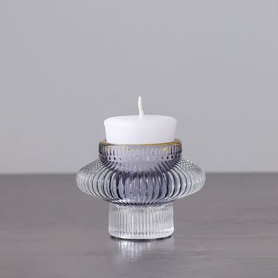 Treo Ribbed Candle Holder 7.8x6Cm