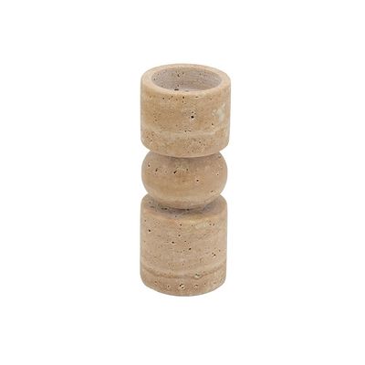 Norwich Pillar Candle Holder S 7.8X7.8X20.2Cm Peach