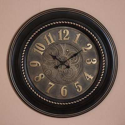 Lexie Wall Clock Antique Gold 24inch L967-PROMO