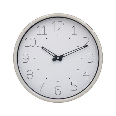 Sansa PP Clock On The Wall  White 30x30x4