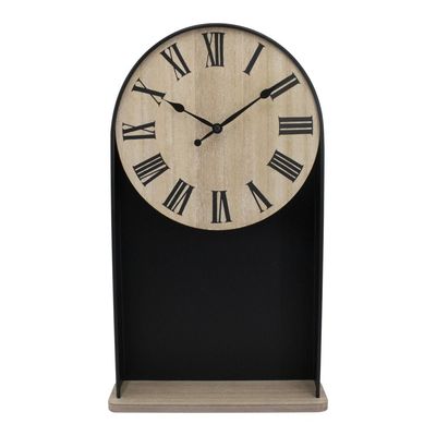 Cambridge Wood Decorative Shelf Wall Clock 30x50Cm