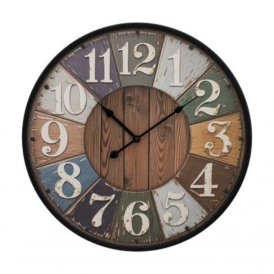 Cambridge Metal Route Wall Clock 50x50Cm