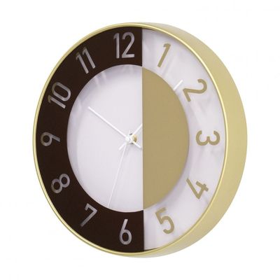 Cambridge PP Printed Glass Sap Green Wall Clock 30x30x4 Cm