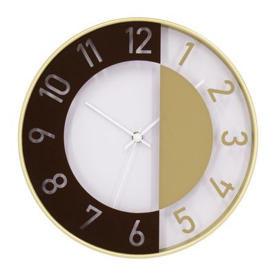 Cambridge PP Printed Glass Sap Green Wall Clock 30x30x4 Cm