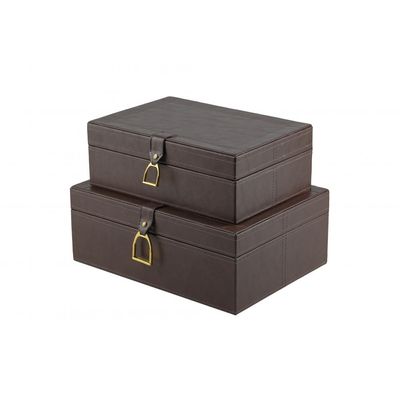 SS24-Serengeti Jewelry Box Brown 26X19X9.5Cm (Jbb-1)