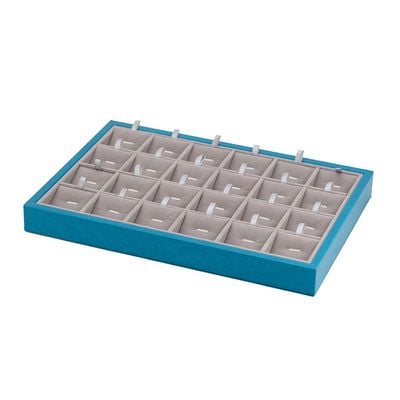 Elsa Velvet Jewelry Organizer 35X24X3.5Cm Turquoise